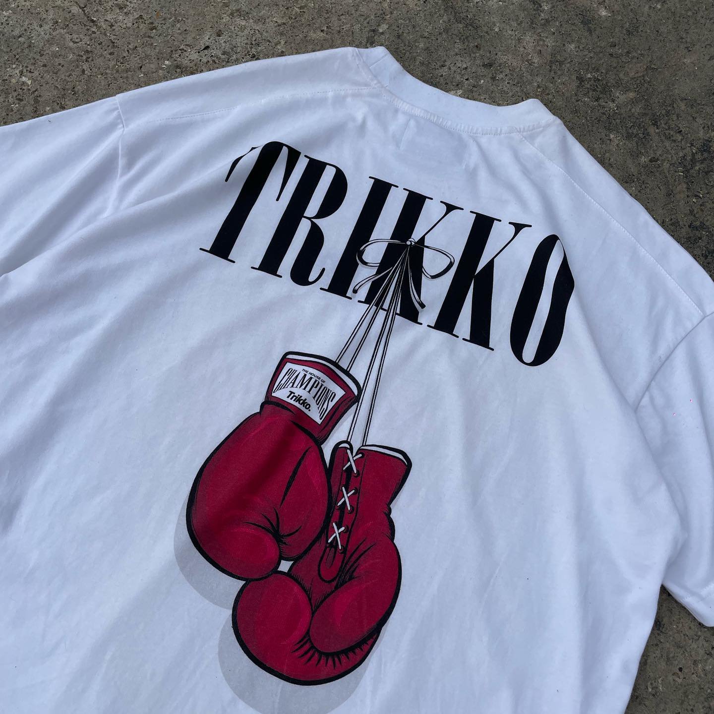 Trikko Boxing Print Short Sleeve T-Shirt
