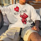 Men's Red Bear No Love Short Sleeve T Shirt