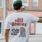 Fun Cartoon Alphabet Print Short Sleeve T-Shirt