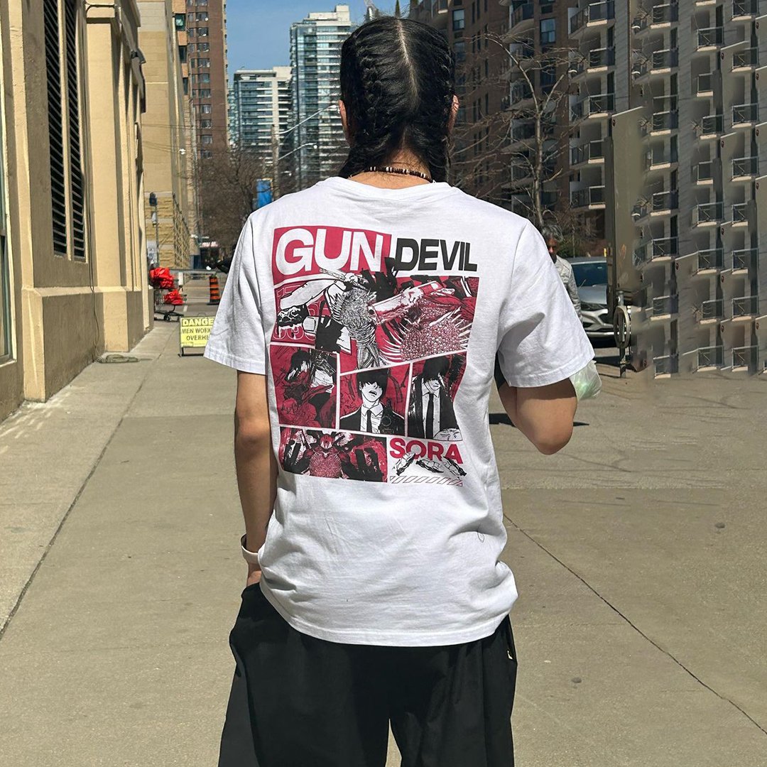 Fun Cartoon Print Short Sleeve T-Shirt