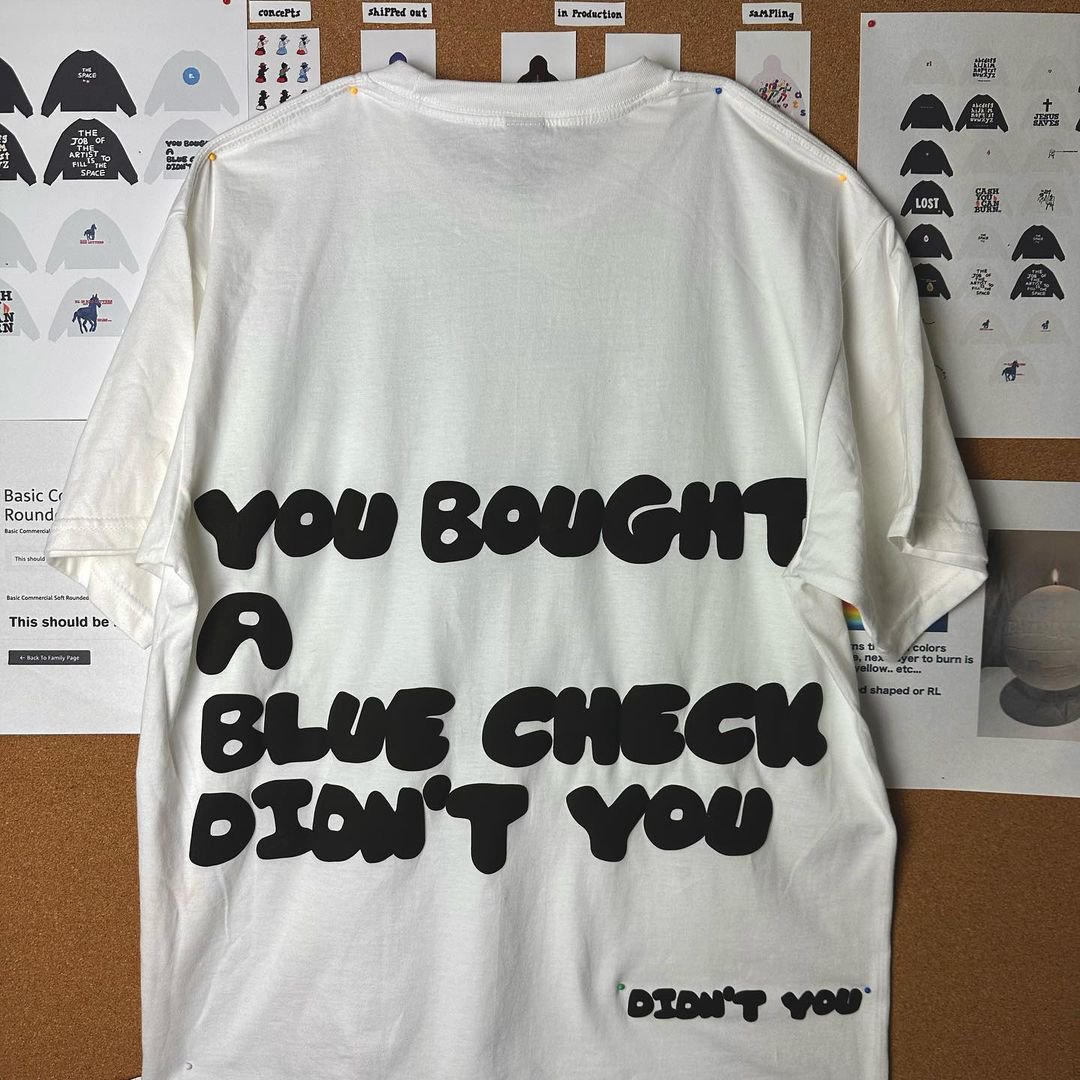 Simple Letter Printing Short Sleeve T-Shirt