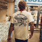 Men'S Modern Motorcycles Ride To Live White Print T-Shirt