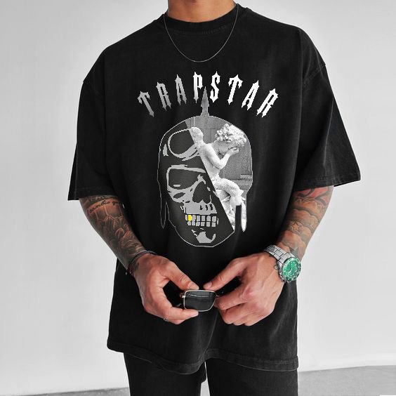 Trapstar Good And Evil Print Short Sleeve T-Shirt