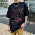 Red Spider Letter Print Short Sleeve T-Shirt