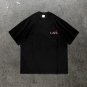 ""YOU LOVE ME,YOU'RE LOST WITHOUT ME"" Metallic Feel Print T-Shirt