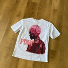 Hip Hop Rock Pink Print Casual Short Sleeve T-Shirt