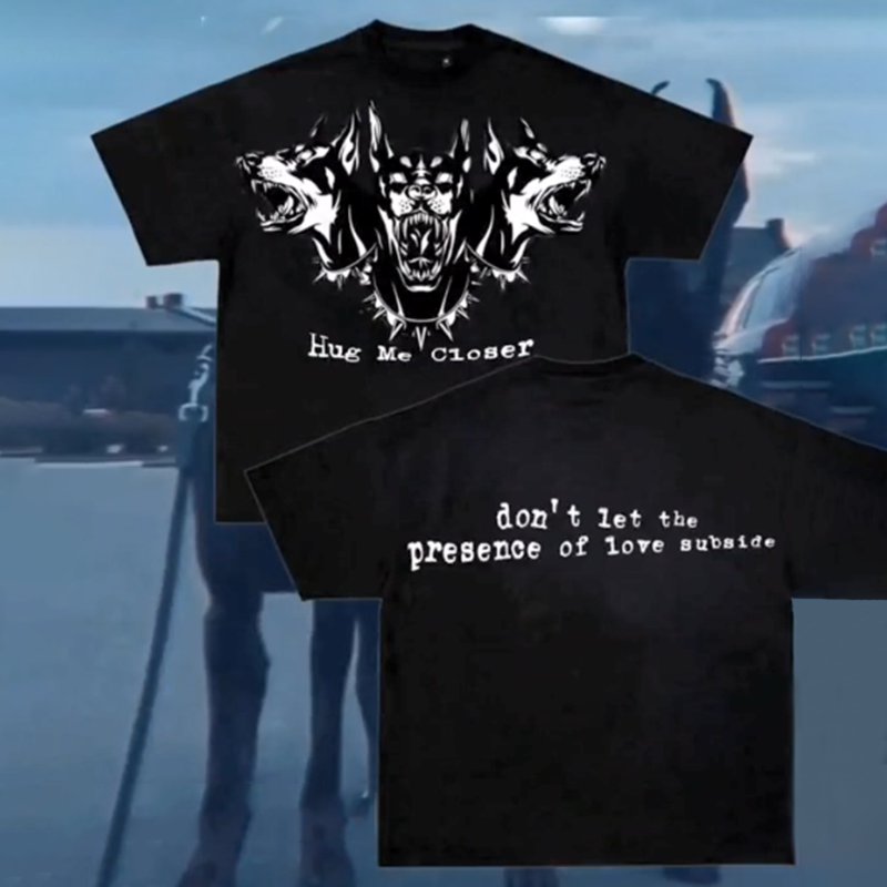 ""Doberman Dog""\nCausal Slogan Short Sleeve T-Shirt