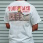 Fun Dollar Bill Contrast Letter Print Short-Sleeved T-Shirt