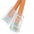 4ft Cat5e Orange Ethernet Patch Cable, Bootless, 4 foot  10X6-13104