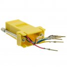 Modular Adapter, Yellow, DB9 Male to RJ45 Jack  31D1-1720YL