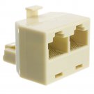 Phone Splitter (Straight), RJ45 8P8C Male to 2 RJ45 8P8C Female PA-8P8C-ST
