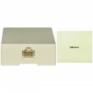 Phone Surface Mount Jack, Ivory, RJ45, Data _ Voice, 8P8C (8 Pin 8 Conductor), Voice Only