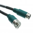 Plenum EZ Pull VGA + Audio Runner Cable, Green Booted Female, Max Resolution 1600x900 (UXGA), CMP, 2