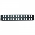 Rackmount 24 Port Blank Keystone Patch Panel, 2U  68PB-01024