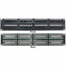 Rackmount 48 Port Cat5e Patch Panel, Horizontal 2u 68PP-03048 Rackmount 48 Port Cat5e Patch Panel, Horizontal 2u 68PP-03048