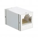 Shielded Cat5e Inline Coupler, Silver, RJ45 Female  301-C50S