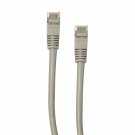 Shielded Cat6 Gray Ethernet Patch Cable, Snagless_Molded Boot, 15 foot