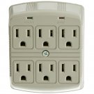 Surge Protector, 6 Outlet, MOV 370 Joules  50W1-905307