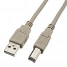 USB 2.0 Printer_Device Cable, Type A Male to Type B Male, 15 foot
