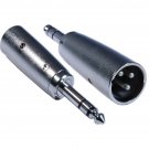 XLR Male to 1_4 Stereo Male Adapter  30XR-14200