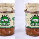 Pork in own sauce glass jar 2x500gr pieces handmade Natural Pork in own sauce glass jar 2x500gr pieces handmade Natural
