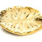 Decorative ceramic plate Leaf 17x15cm in 3 colors handmade Decorative ceramic plate Leaf 17x15cm in 3 colors handmade