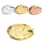 Decorative ceramic plate Leaf 17x15cm in 3 colors handmade