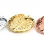 Decorative ceramic plate Leaf 17x15cm in 3 colors handmade