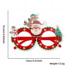Cartoon Christmas glasses holiday party decoration supplies (6)