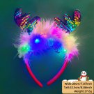Christmas Children's Adult Party Decoration Ball Dress up Cartoon Antlers Headband (14)