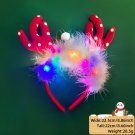 Christmas Children's Adult Party Decoration Ball Dress up Cartoon Antlers Headband (18)
