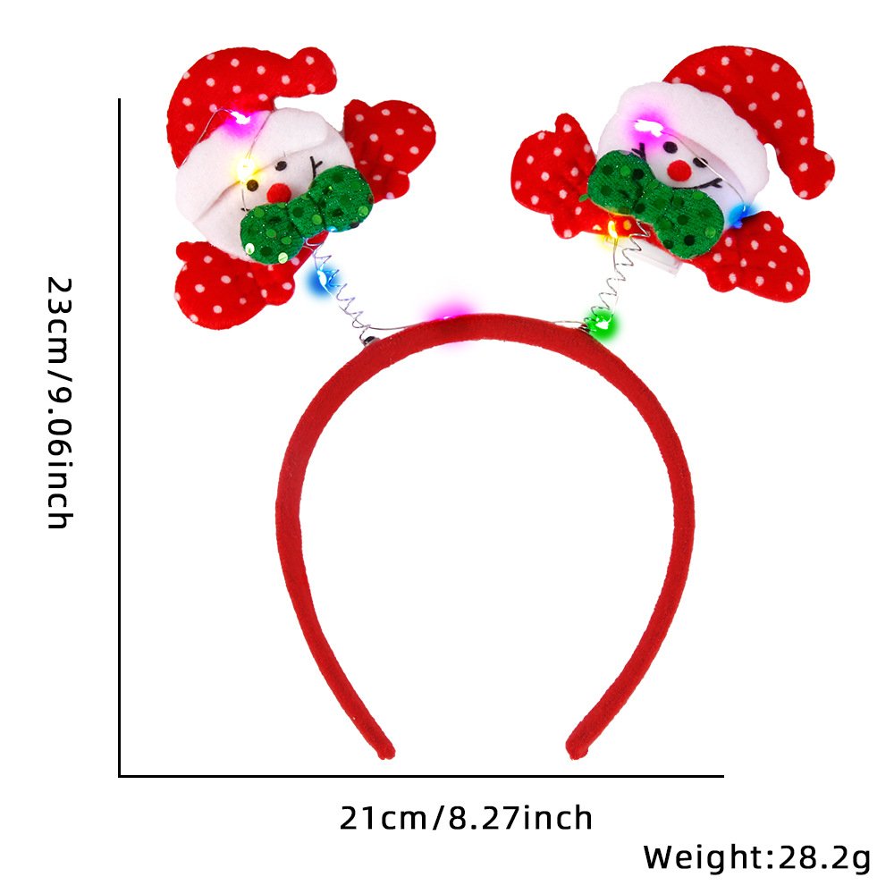 Christmas decorations cartoon elk antler headband (8)