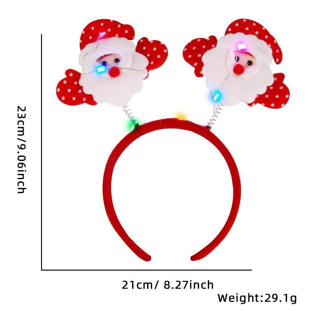 Christmas decorations cartoon elk antler headband (9)