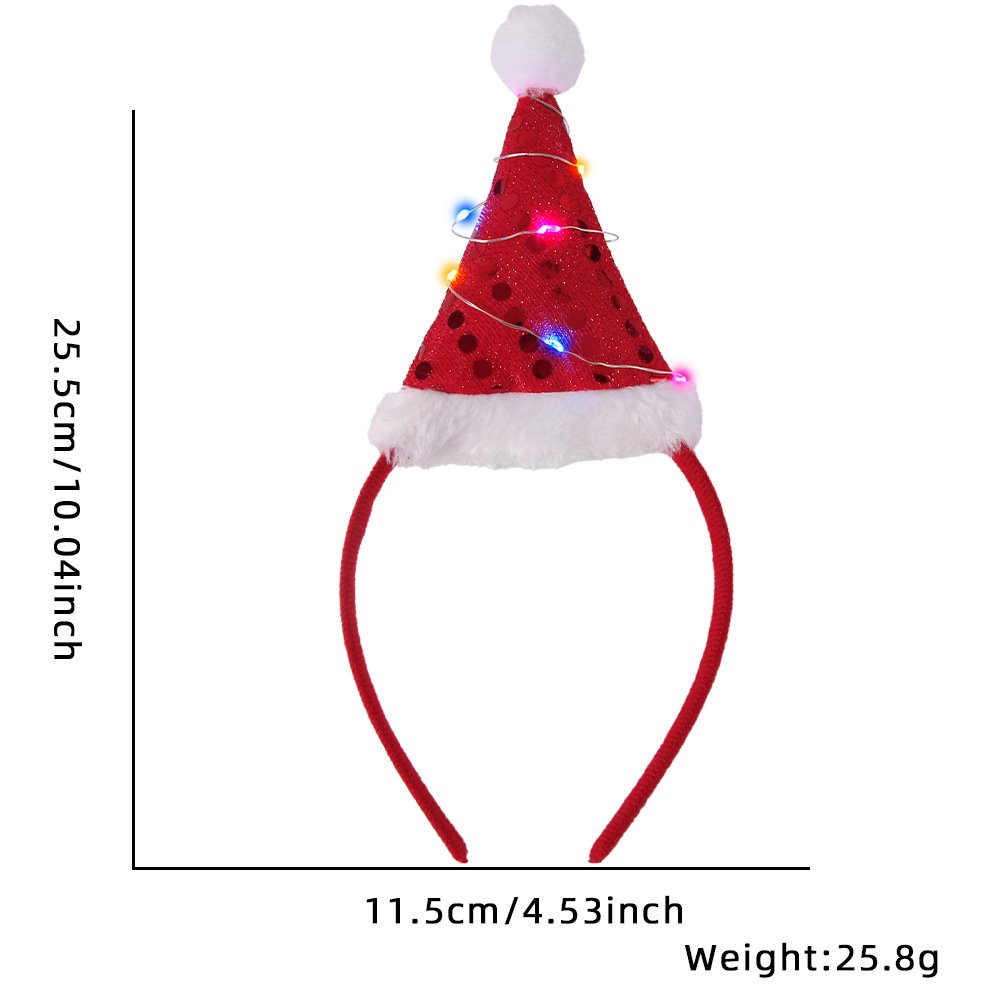 Christmas decorations cartoon elk antler headband (2)