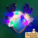 Christmas Children's Adult Party Decoration Ball Dress up Cartoon Antlers Headband (29)