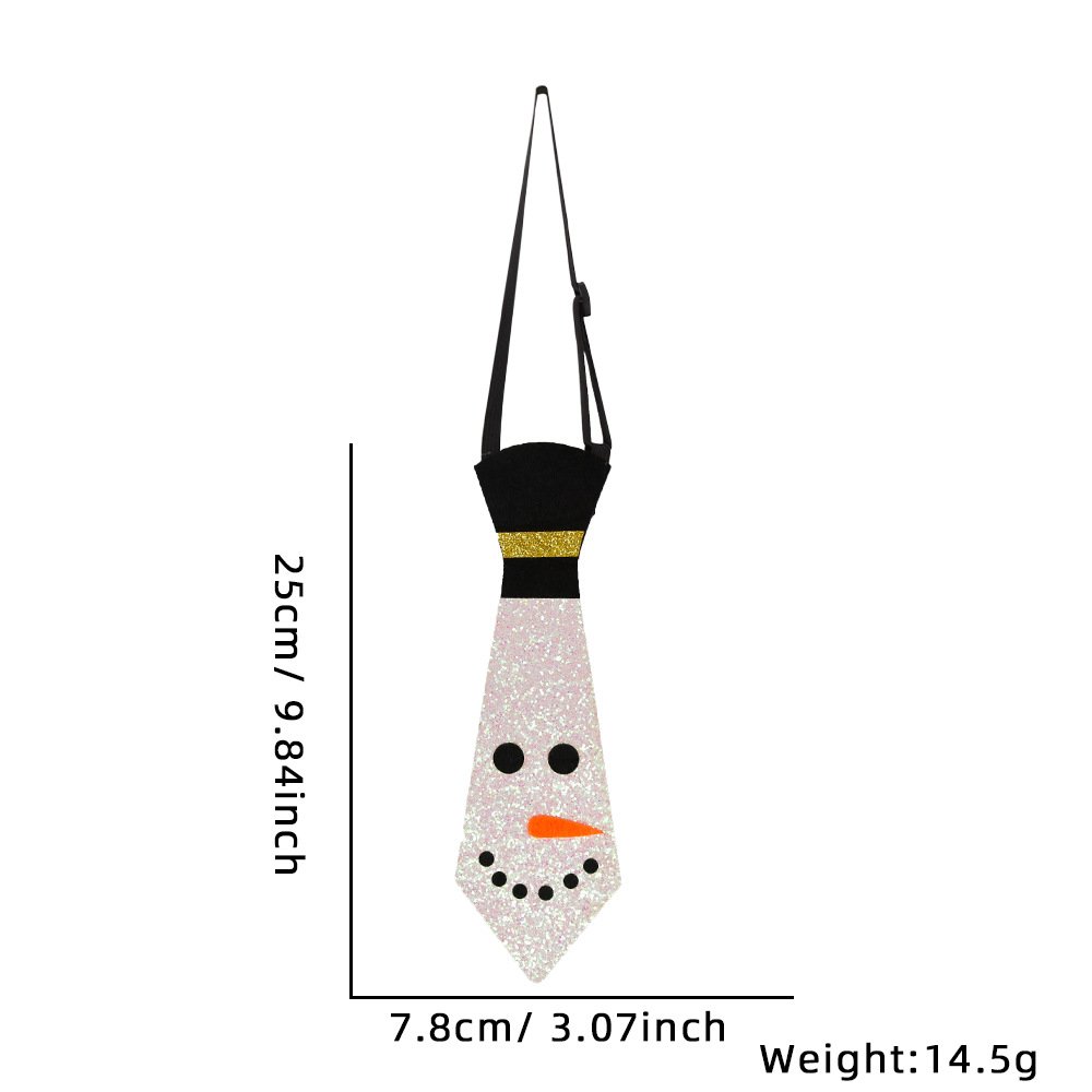 Christmas decorations, snowmen, elk, Christmas tree ties (12)