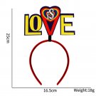 Colorful Rainbow Love Hair Hoop with Pride Theme Party Decoration Supplies (1)