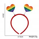 Colorful Rainbow Love Hair Hoop with Pride Theme Party Decoration Supplies (2)