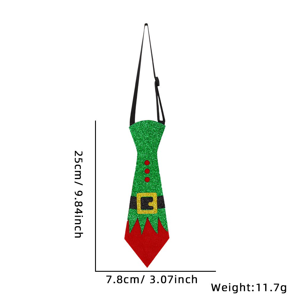 Christmas decorations, snowmen, elk, Christmas tree ties (8)