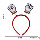 Colorful Rainbow Love Hair Hoop with Pride Theme Party Decoration Supplies (11)