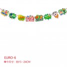 Euro 2024 Football Flag Bar Club Football party decoration bunting fans cheer bannerm (6)