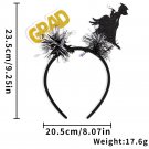 Doctoral hat headwear GRAD school headband decorated for university graduation (1)