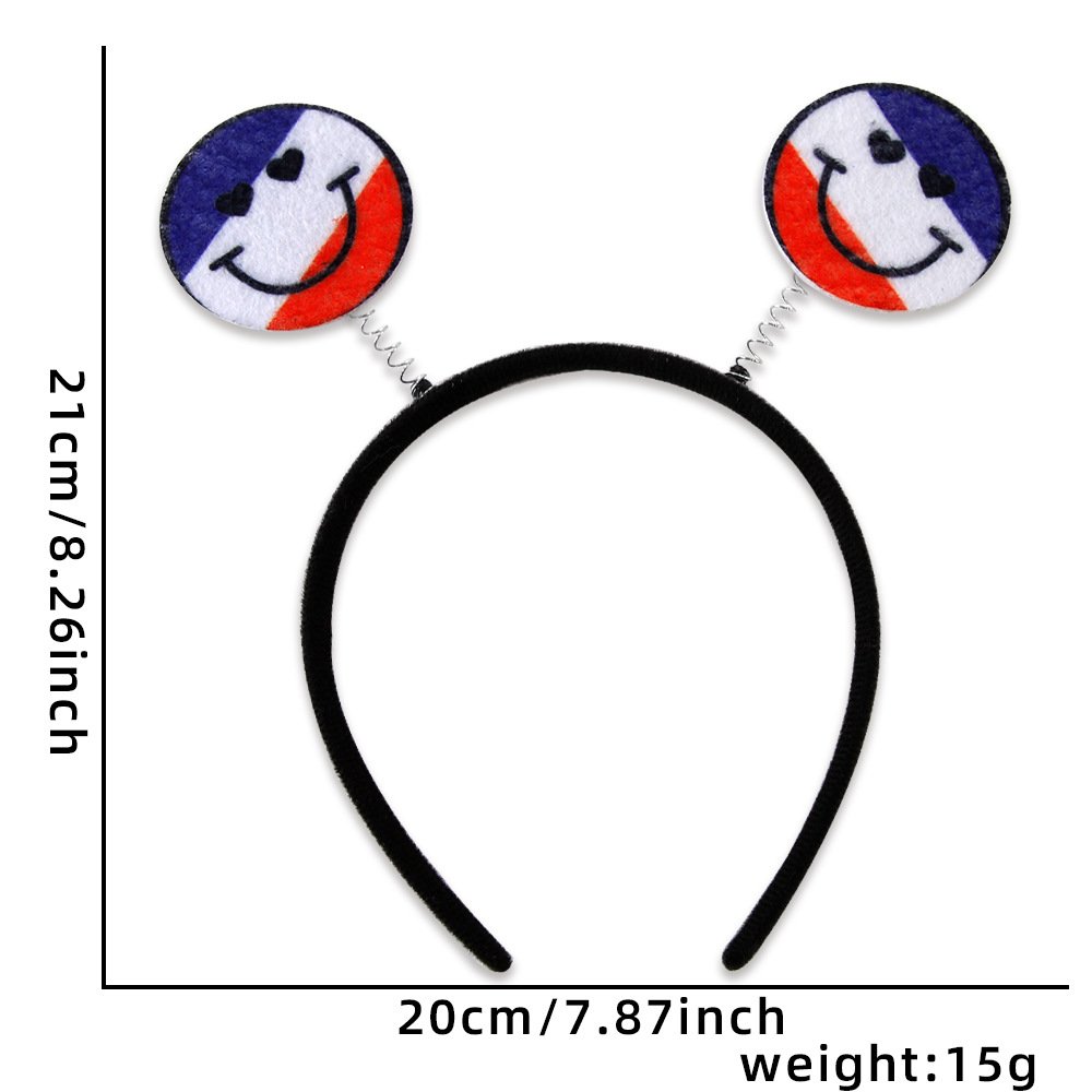 French element glasses Parisian sports cheering headband (10)