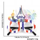 French element glasses Parisian sports cheering headband (9)