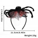 Ghost Festival Makeup Ball Funny Headwear 3D Witch Hat Spider Head Hoop (9)