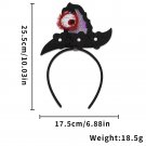 Ghost Festival Makeup Ball Funny Headwear 3D Witch Hat Spider Head Hoop (11)