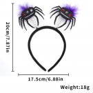Ghost Festival Makeup Ball Funny Headwear 3D Witch Hat Spider Head Hoop (13)