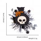 Halloween hair clips, headwear, children's party decorations, spider pumpkin mesh (10)
