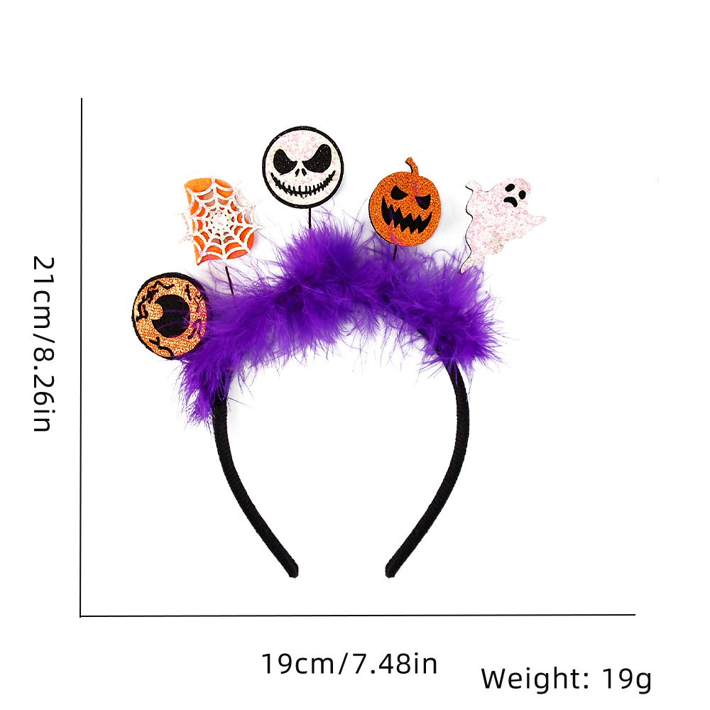 Halloween headbands, party decorations, photography props, bat, cat, pumpkin headbands (3)