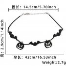 Halloween necklace, bat ghost neck accessory, ghost party decoration (3)